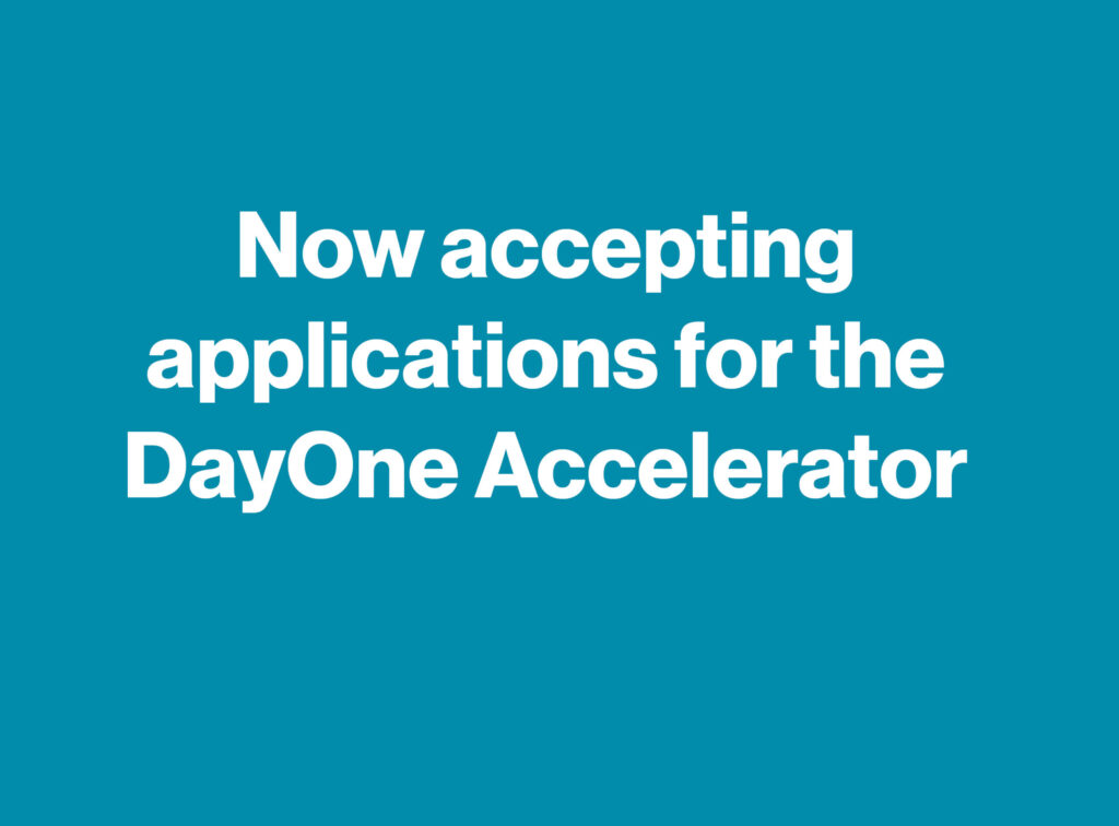 DayOne Accelerator Ausschreibung ist eröffnet
